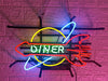 Rocket Diner Logo Neon Sign Lamp Light