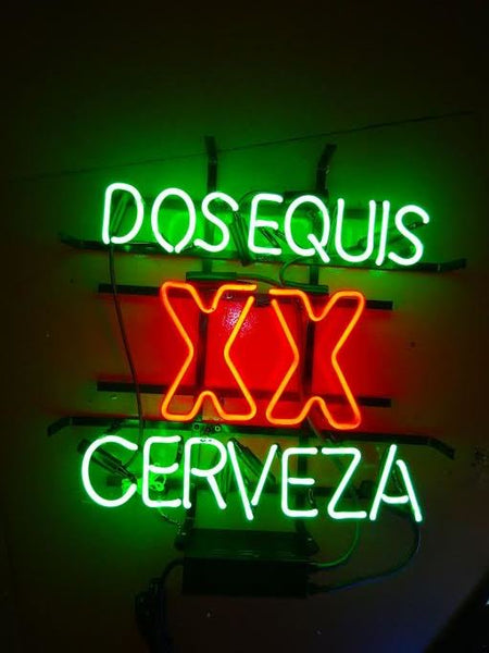 Cerveza Dos Equis XX Beer Neon Sign Light Lamp