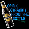 Drink Straight From The Bottle Guiness (Business - Bar) Neon Sign