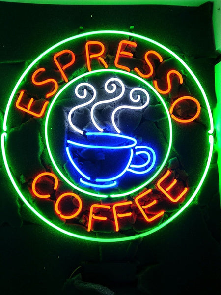 Espresso Coffee Cafe Neon Light Sign Lamp