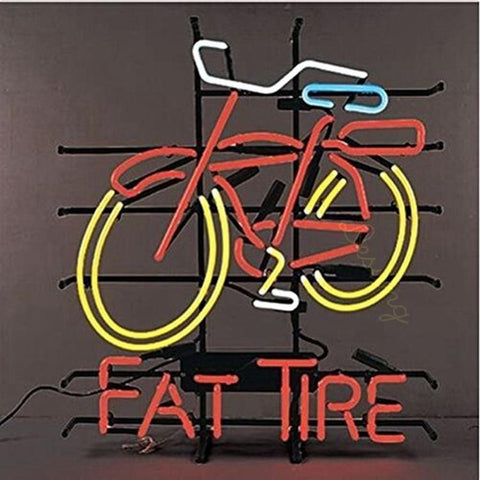 Desung Fat Tire Bike Bicycle (Alcohol - Beer) Neon Sign