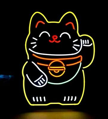 Fortune Cat Neon Sign Light Lamp