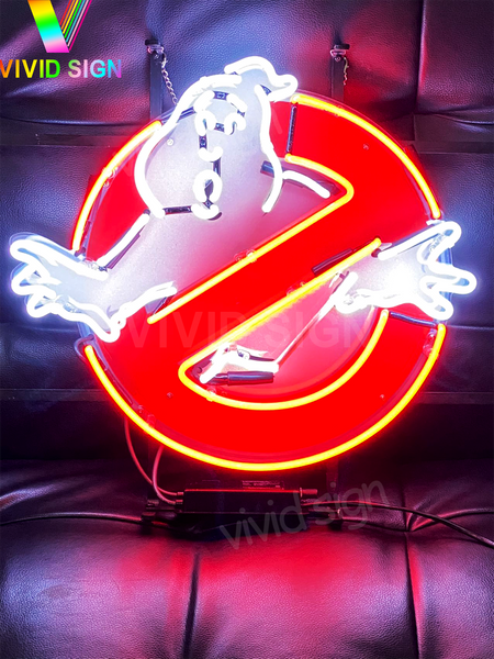 Ghostbusters HD Vivid Neon Sign Light Lamp