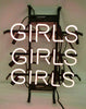 Girls Girls Girls Neon Sign Light Lamp