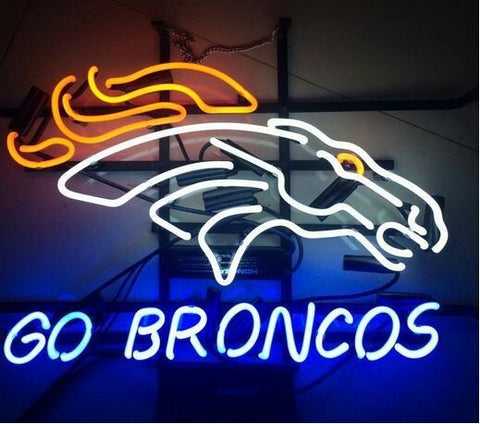 Denver Broncos Go Broncos Neon Sign Light Lamp
