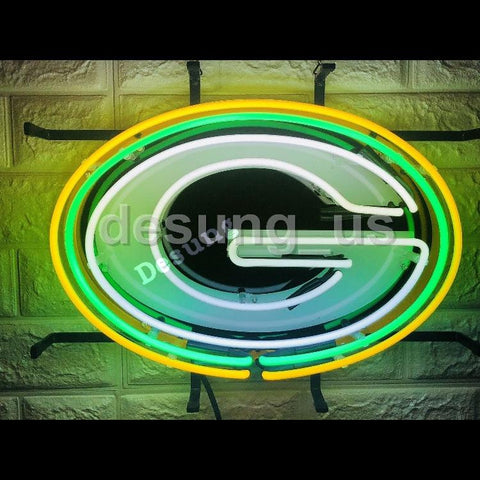 Desung Green Bay Packers (Sports - Football) vivid neon sign
