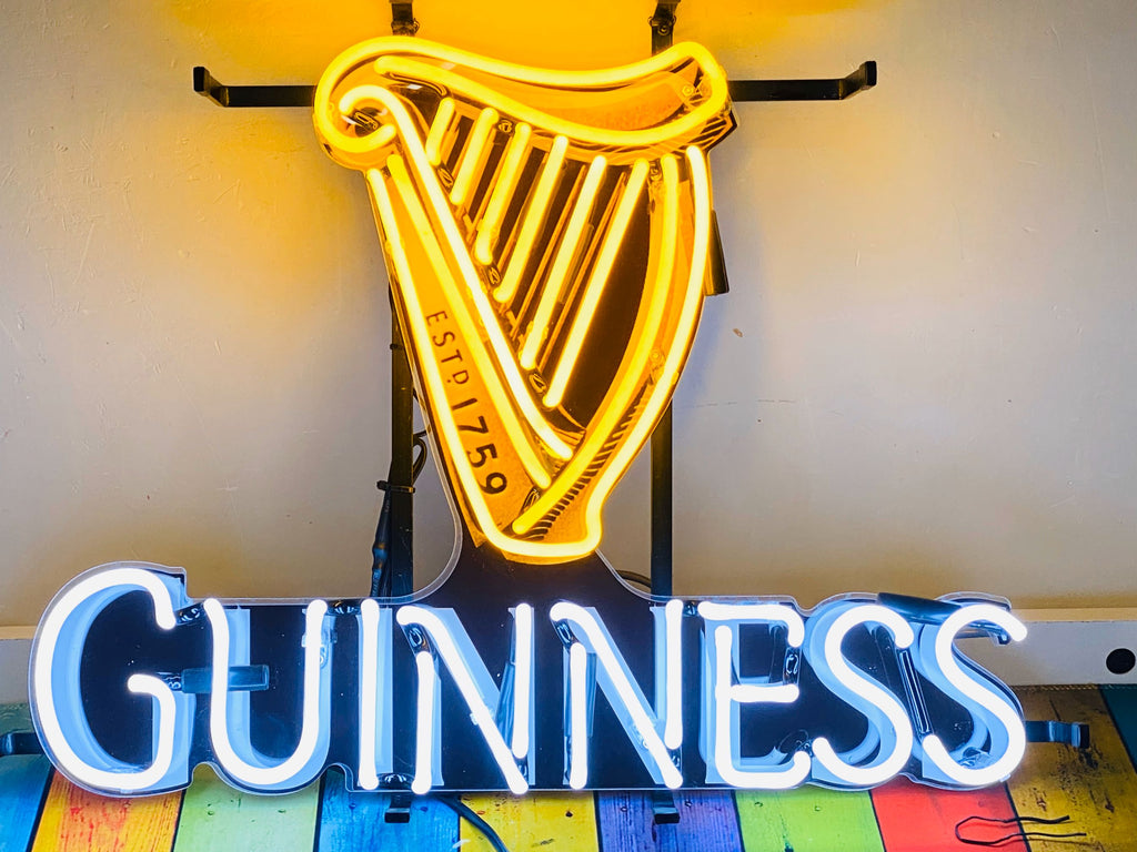 Guinness Harp Hd Vivid Neon Sign Light Lamp 8342