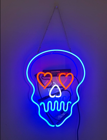 Haunted House Skull Acrylic Neon Sign Light Lamp
