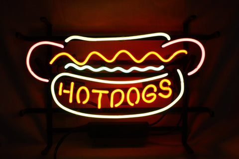 Hot Dogs Neon Sign Light Lamp