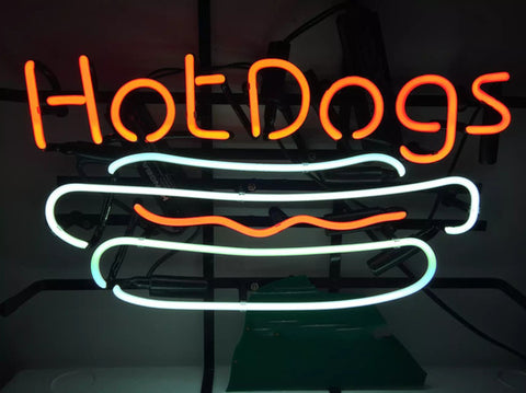 Hot Dogs Dog Neon Sign Light Lamp