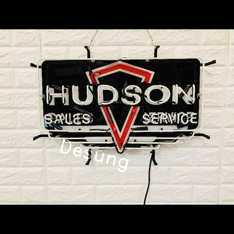 Rare New Hudson Sales Service Light Neon Sign 24