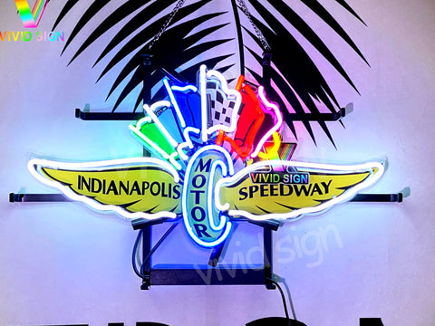 Indianapolis Motor Speedway HD Vivid Neon Sign Lamp Light