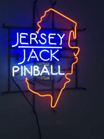Jersey Jack Pinball Neon Sign Light Lamp