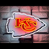 Desung Kansas City Chiefs (Sports - Football) vivid neon sign, front view, turned on