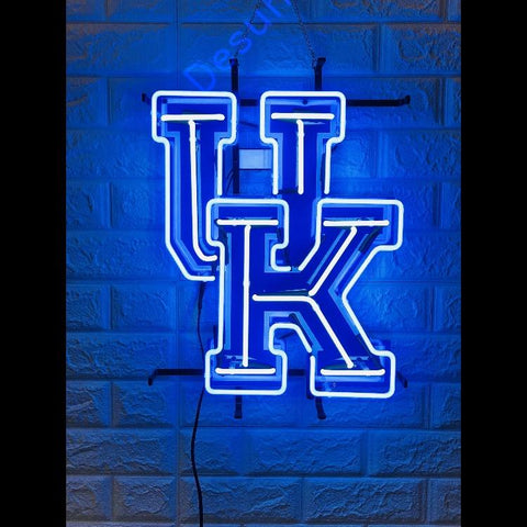 Desung Kentucky Wildcats (Sports - Basketball) vivid neon sign, front view, turned on