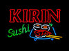 Kirin Sushi Seafood Beer Neon Light Sign Lamp
