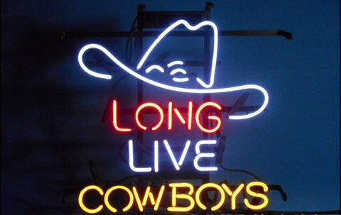 Long Live Cowboys Neon Sign Light Lamp