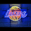 Desung Los Angeles Lakers (Sports - Basketball) vivid neon sign, front view, turned on