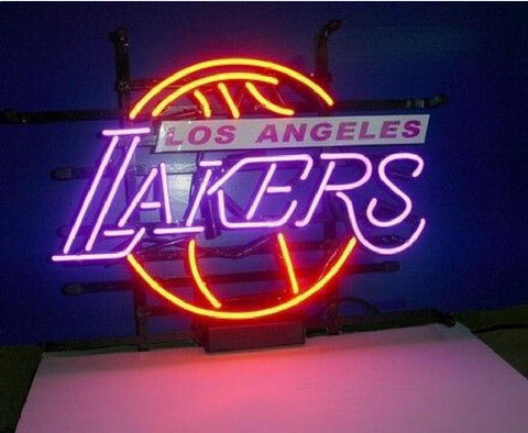 Los Angeles Lakers Basketball Logo Neon Sign Light Lamp