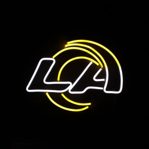 Los Angeles Rams Logo Neon Sign Light Lamp