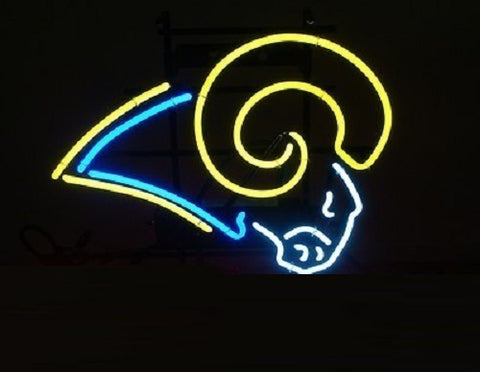 Los Angeles Rams Neon Sign Light Lamp