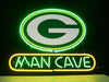 Man Cave Green Bay Packers Football Neon Sign Light Lamp