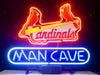 Saint St. Louis Cardinals Man Cave Neon Sign Light Lamp