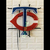Desung Minnesota Twins (Sports - Baseball) vivid neon sign, front view, turned off