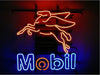 Mobil Gas Gasoline Neon Sign