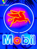 Mobilgas Pegasus Gasoline Mobil HD Vivid Neon Sign Light Lamp