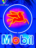 Mobilgas Pegasus Gasoline Mobil HD Vivid Neon Sign Light Lamp