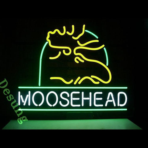 MooseHead Lager Alcohol Beer Neon Sign