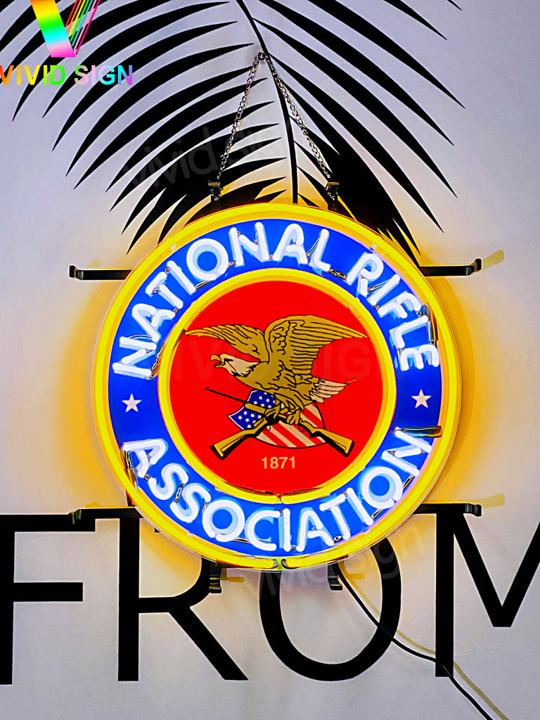 National Rifle Association HD Vivid Neon Sign Lamp Light – neonsign.us