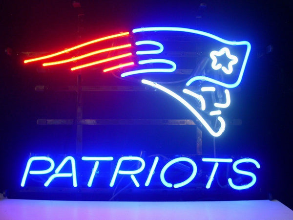 New England Patriots Super Bowl Neon Sign