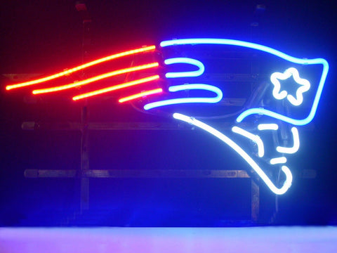 New England Patriots Logo Neon Sign