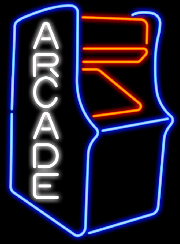 Game Room Atari Machine Neon Sign Light Lamp