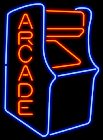 Game Room Atari Game Machine Neon Sign Light Lamp