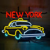New York City Cab Neon Sign Light Lamp