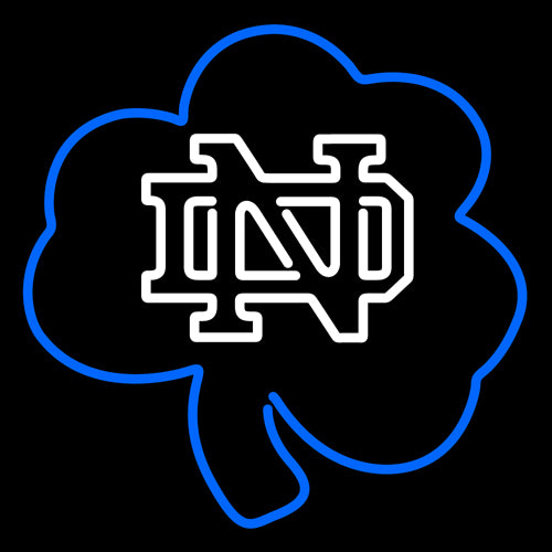 Notre Dame Fighting Irish Alternate 1994 Pres Logo Neon Sign Light Lamp