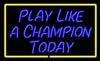 Notre Dame Play Like a Champion Today Neon Sign Light Lamp