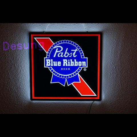 Pabat Blue Ribbon LED Sign