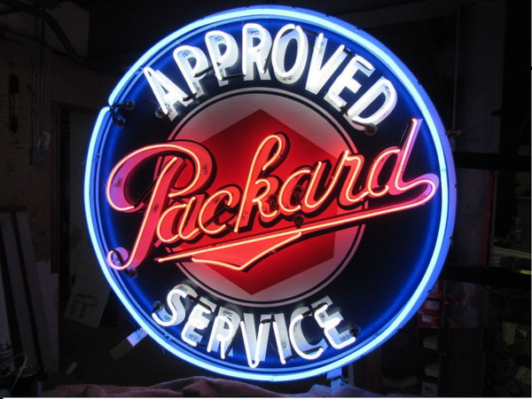 Packard Approved Service Neon Sign Light Lamp with HD Vivid Printing Technology
