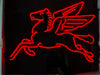 Flying Pegasus Mobilgas Neon Light Sign Lamp