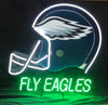Philadelphia Eagles Helmet Fly Eagles Neon Sign Light Lamp