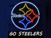 Pittsburgh Steelers Go steelers Logo Bar Neon Light Sign Lamp