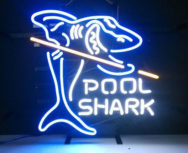 Pool Shark Billiards Light Lamp Neon Sign