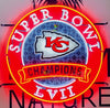 Kansas City Chiefs Super Bowl LVII Champions Neon Sign Lamp Light