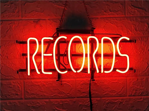 Records Recording Studio On Air Disco Neon Sign Lamp Light