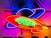 Rocket Diner HD Vivid Neon Sign Lamp Light
