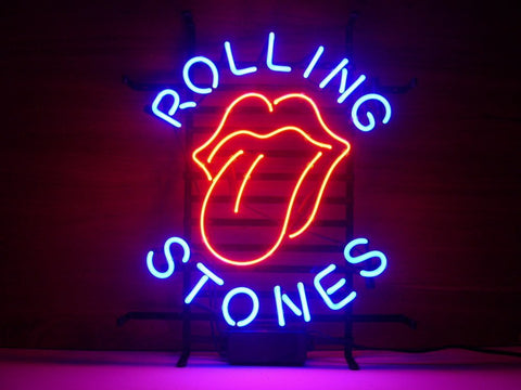 Rolling Stones Music Neon Sign Light Lamp
